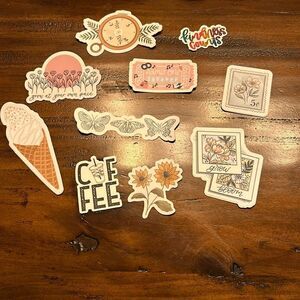 Bundle of 10 stickers all new